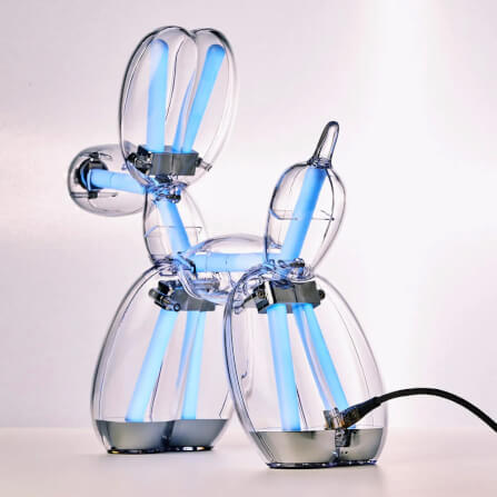 โคมไฟตั้งโต๊ะ LEXON BALLOON DOG LAMP BY JEFF KOONS ไฟ LED 9 สี_3